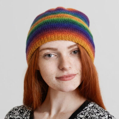 Easy Beginner Knit Trendy Beanie Pattern