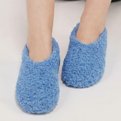 Crochet Fluffy Slippers Kit