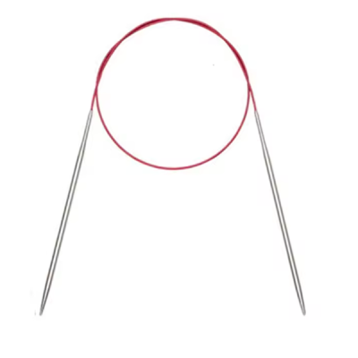 40cm -5.5mm Premium Stainless Steel Circular Knitting Needle