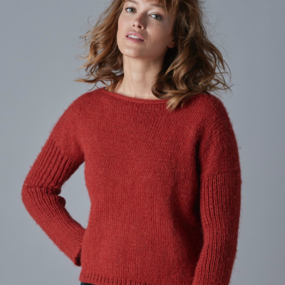 Rib Sleeve Sweater Pattern