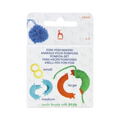 Pony Pom-Pom Makers 3 pack
