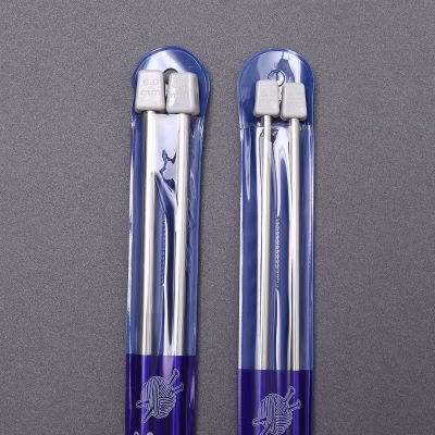 25cm Aluminium Straight Knitting Needles 2mm 5mm, 6mm