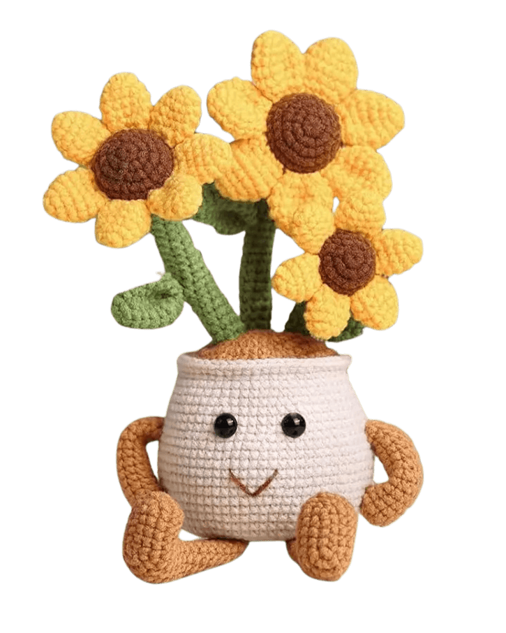 Happy Potted Sunflower Crochet Pattern - Image 2